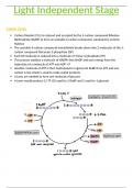 OCR A-Level Biology 5.6.4 Light Independent Stage