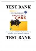 Emergency Care 14th Edition by Daniel Limmer, Michael F. O'Keefe and Edward T. Dickinson Test Bank