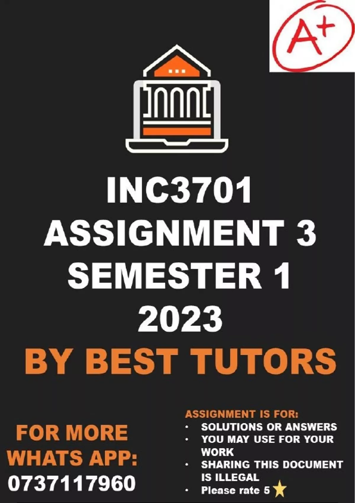 inc3701 assignment 3 2023