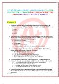 ATI RN PHARMACOLOGY (8.0) TESTBANK| CHAPTER BY CHAPTER APPROACH INCLUSIVE OF CHAPTERS 1-49 WITH CORRECT ANSWERS MARKED