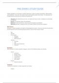 PN3 EXAM 1 STUDY GUIDE 2023 Updated