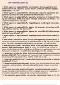 CHP Testing (CLASS B) 1. Which agency is responsible for ensuring that drivers applicants and holders of a DL-45, California special driver's certificate maintain eligibity requirments.: The DMV 2. Which agency is responsible for adopting the rules and