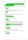            PSY 100 Exam2 study Questions With Answers Graded A+