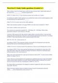 Nicet level 1 Study Guide questions (Graded A+)