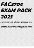 FAC3704 EXAM PACK 2023