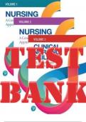 Nursing: A Concept-Based Approach to Learning. Volume 1, 2, & 3 4th Edition Pearson Education | TEST BANK  