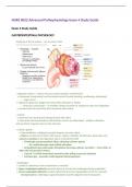 NURS 8022 Advanced Pathophysiology Exam 4 Study Guide