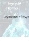 Presentatie keuzedeel zorginnovatie en technologie