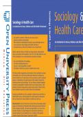SOCIOLOGY AND HEALLTH CARE AN INTRODUCTION FOR NURSES MIDWIVES