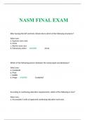 NASM FINAL EXAM 2023/2024