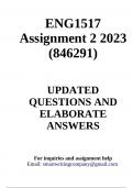 ENG1517 Assignment 2 2023 (CORRECT ANSWERS)