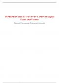 2019 HESI RN EXIT V1 ,V2,V3,V4,V 5 AND V8 Complete Exams 2023 Versions Advanced Pharmacology (Chamberlain University)