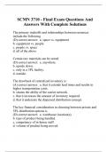 SCMN 3710 - Final Exam Questions And Answers With Complete Solutions