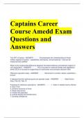 Captains Career Course Amedd Exam Questions and Answers 