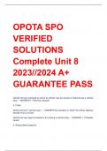 Exam (elaborations) OPOTA SPO 