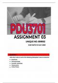 PDU3701 ASSIGNMENT 3 2023