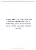 Test Bank Maternal-Newborn Nursing The Critical Components of Nursing Care, 3rd Edition, Roberta Durham, Linda Chapman Updated.