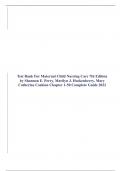 Test Bank For Maternal Child Nursing Care 7th Edition by Shannon E. Perry, Marilyn J. Hockenberry, Mary Catherine Cashion Chapter 1-50 Complete Guide 2023