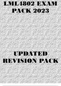 LML4802 EXAM PACK 2023