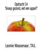 Snoep gezond, eet een appel