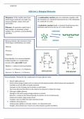 Full summary notes-  A LEVEL- Unit 1 - Biological molecules