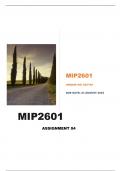 MIP2601  ASSIGNMENT 3 AND  4 2023