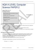 AQA A LEVEL Computer  Science PAPER 2