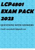 LCP4801 EXAM PACK 2023