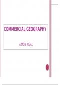 Introduction to commercial geography