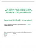 NCTI FINAL EXAMS: STUDY BUNDLE PROGRESSION FIELD TECH 2-3 / 3-4 / 4-5 / 5-6 TEST EXAMS| LATEST UPDATE 2023 / 2024|COMPLETE SOLUTIONS