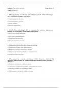 Psychiatric Nursing - Mock Test 14 (30 MCQ with Answers)