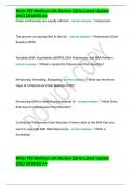 WGU 785 BioChem OA Review Q&As Latest Update 2023 GRADED A+