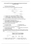 Practice questions - final exam REUD part 7U4X0 / 7U1B10