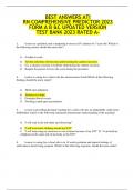 BEST ANSWERS ATI RN COMPREHENSIVE PREDICTOR 2023 FORM A B &C UPDATED VERSIONBEST ANSWERS ATI RN COMPREHENSIVE PREDICTOR 2023 FORM A B &C UPDATED VERSION