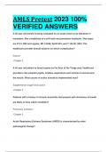 AMLS Pretest 2023 100% VERIFIED ANSWERS 