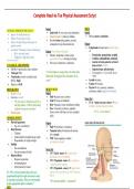 Complete Head-to-Toe Physical Assessment Script 2023