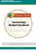 Gerontology Handbook GeroV.1 Gerontology  Student Handbook