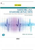 Test Bank for Medical Emergencies: Essentials for the Dental Professional 2nd Edition by Ellen Grimes