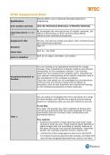 Unit 25 - Mechanical Behaviours of Metallic Materials Assignment 1 - Distinction Grade