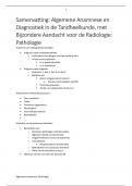 Samenvatting Algemene Anamnese Pathologie