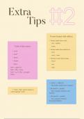 Class notes IELTS - Extra Tips #2