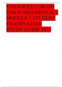ENHANCED CON 090 FAR FUNDAMENTALS MODULE 1 STUDENT EXAMINATION STUDY GUIDE 2023