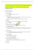 ATI TEAS 6 EXAM STUDY GUIDE WITH ENGLISH-MATH-SCIENCE GRADED A+ Well Elaborated 2022-2023 