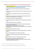 MEDCA exam study guide Phlebotomy Test Complete Updated Spring 22/23