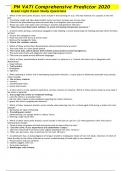 PN VATI Comprehensive Predictor 2020 |Green Light Exam Study Questions 1. Which of the instructions should a nurse include in the teaching for a pt. who had removal of a cataract in the left eye?