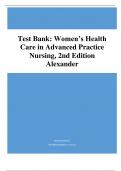 Women’s Health Care in Advanced Practice Nursing.