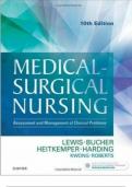 Test Bank for Lewis's Medical Surgical Nursing: Assessment  and Management of Clinical  Problems 12th Edition By  Marianne M. Harding, Jeffrey  Kwong, Debra Hagler Chapter 1- 69 Complete Guide A+