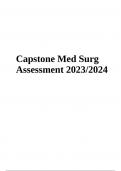 Capstone Med Surg Assessment 2023/2024