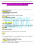 ATI Med-Surg proctored Exam Latest UPDATED APRIL 2023 TESTBANK 200 QUESTONS AND ANSWERS