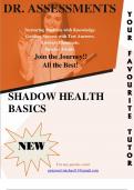 SHADOW HEALTH BASICS COPLETE GUIDE BY DR. A 